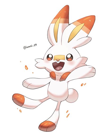 Scorbunny Pokemon Drawn By Iwasi29 Danbooru