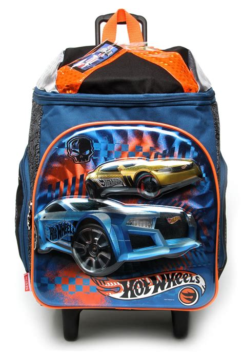 Mochila De Rodinhas Sestini Hot Wheels G Preta Laranja Azul Compre Agora Dafiti Brasil