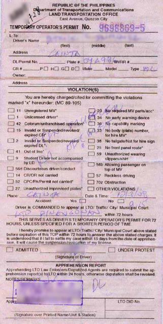 Out In Davao Shocking Lto Surprise Violations