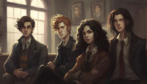 Мародёры и Андромеда, 5 курс | Гарри поттер, Мародеры, Хогвартс