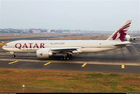 A7 BTB Qatar Airways Cargo Boeing 777 F Photo By Aneesh Bapaye ID