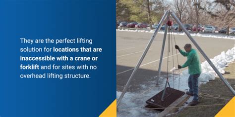 Tripod Cranes Key Benefits And Advantages Spanco