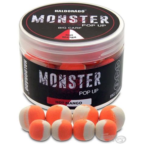HALDORÁDÓ MONSTER Pop Up Big Carp Hot Mangó Díszállat és