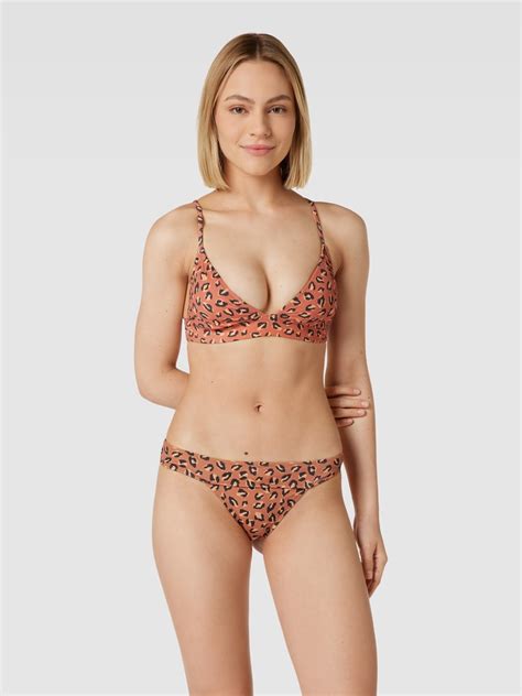 Kup Online Billabong Top Bikini Ze Wzorem Na Ca Ej Powierzchni Pomara Czowy