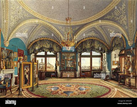 Ухтомский Константин Андреевич - Интерьеры Зимнего дворца - Угловая ...