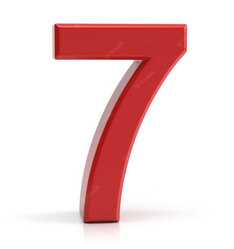 Número 7 | Foto Premium