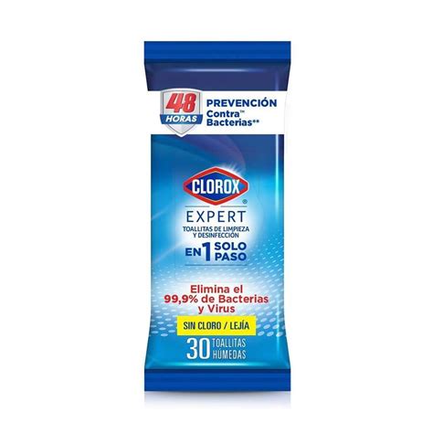 Toallitas Desinfectantes Clorox Expert 30 Pzas Walmart