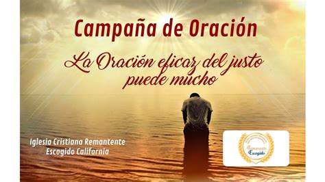 Campaña de Oración 1 23 2022 Tema Dios escucho su clamor y oración