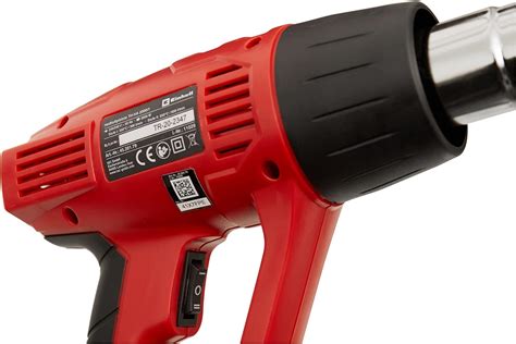 Autres Einhell Th Ha Hot Air Gun W Avec Accessoires Et Mallette De Transport Rouge
