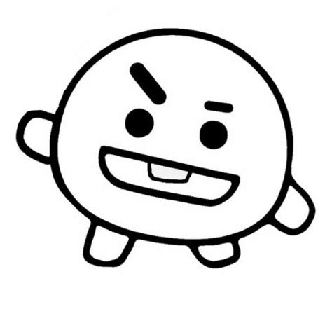 Shooky Bt Coloring Page Pegatinas Bonitas Dibujos Sencillos