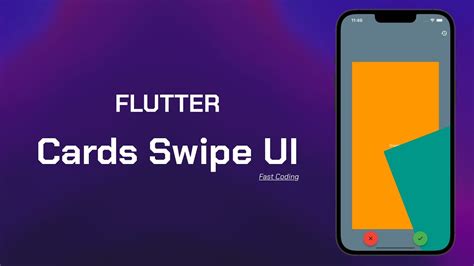 Flutter Swipe Cards Ui Youtube