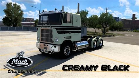 Creamy Black Mack Cruiseliner For American Truck Simulator TruckyMods