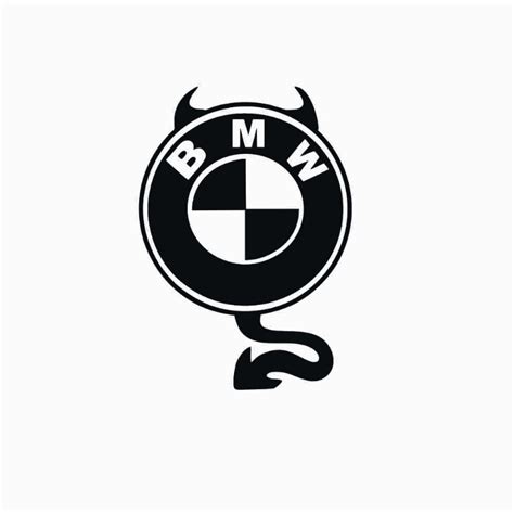 Sticker Devil Bmw 15x10 5 Cm Creative Rey EMAG Ro