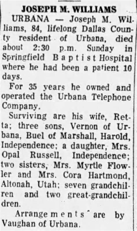 Springfield News And Sun Newspaper Obituaries