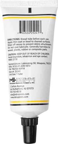 Mil Comm Tw25b Grease 4 Oz Tapered Tip Tube Ebay