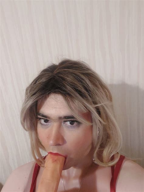 Sissy Sucks Dildo Photo Ashemaletube