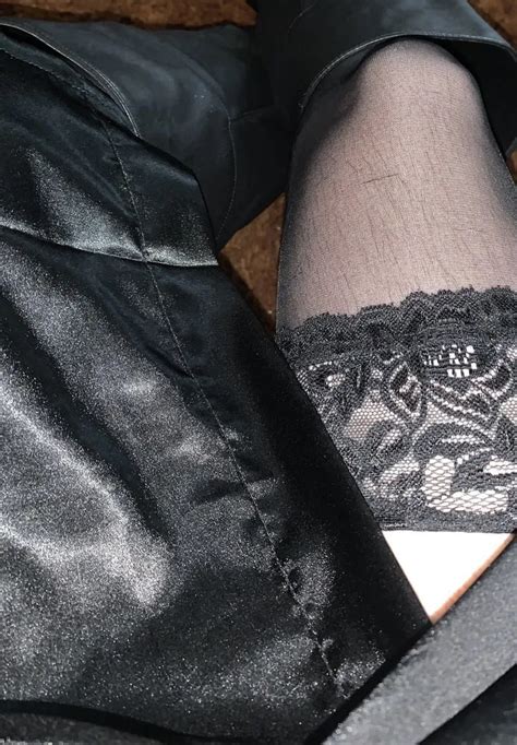 Crossdresser In Satin Nightgown And Robe 12 Nude Pics XHamster