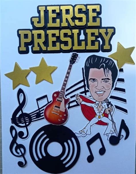 Arquivo De Corte Topo De Bolo Elvis Presleys Tudio Brinde Elo