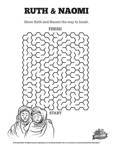 Story Of Ruth Coloring Pages Coloring Pages Ruth And Naomi, Bible ...