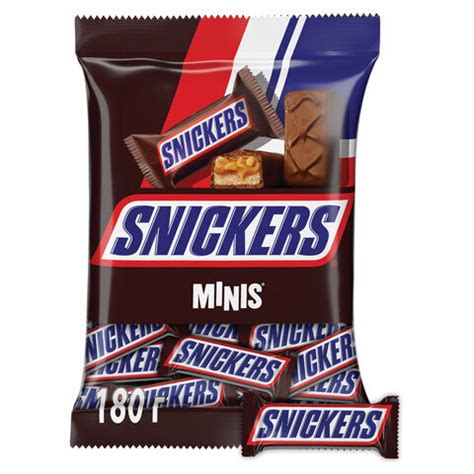 Шоколадные батончики SNICKERS "Minis", 180 г - купить с доставкой по ...
