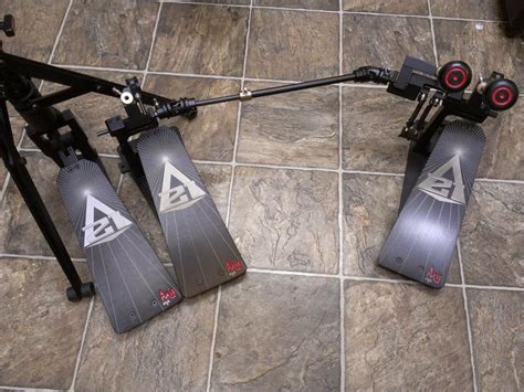 Axis A21 Laser Double Pedal With Matching Hi Hat Drum Pedal Drum