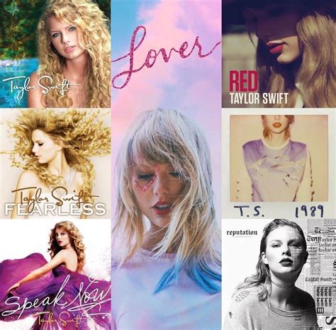 5 Taylor Swift Album Covers