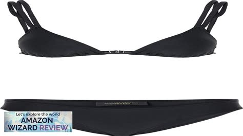 ADRIANA DEGREAS Solid Bikini With StrapsImagine This Triangle Set Bikini Packed In Review