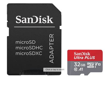SanDisk Ultra 32 GB Class 10/UHS-I (U1) microSDHC - Walmart.com