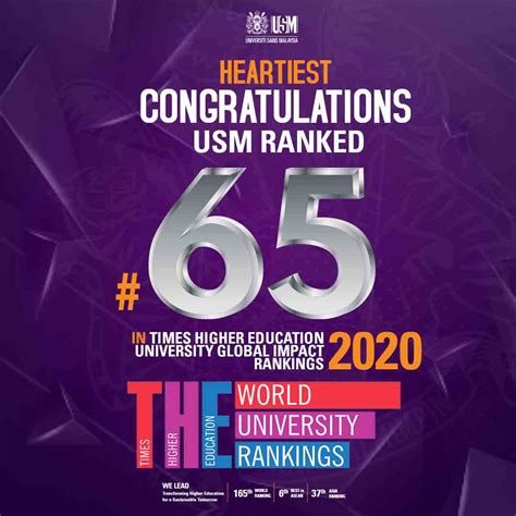 USM News Portal - USM EMERGED AS NATION’S BEST AGAIN IN WORLD IMPACT ...