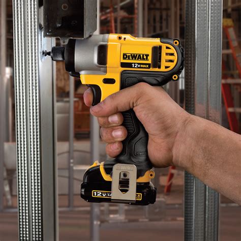 DEWALT 12V MAX Cordless Impact Driver Kit 1 4in Chuck 79 Ft Lbs