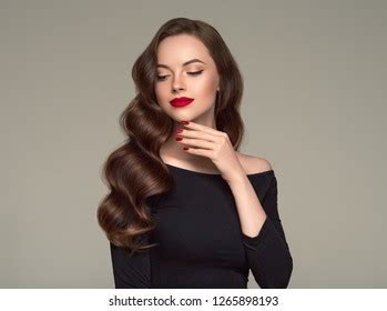 Beautiful Hair Womanwith Long Brunette Hair Stock Photo Shutterstock