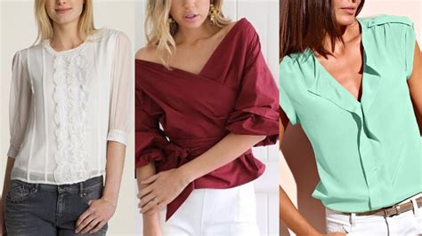 BLUSAS ELEGANTES FINAS Y FEMENINAS paras SEÑORAS Fashion Love YouTube