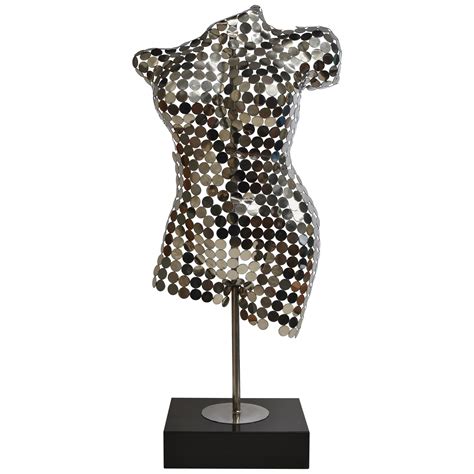 Signed R Rodriguez Bronze Nude Male Torso Sculpture On Marble Base At 1stDibs