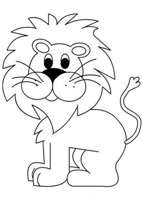 Free & Easy To Print Lion Coloring Pages #lion | Lion coloring pages ...