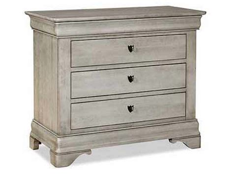 Durham 975 204 Chateau Fontaine Bedside Chest Hickory Park Furniture
