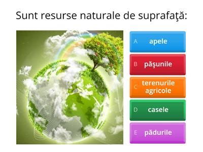 Geografie Resurse Naturale Resurse Didactice