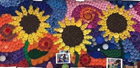 Creative Bottle Cap Art And Recycled Crafts