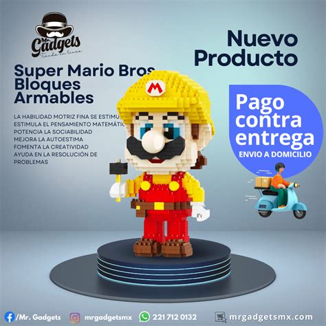 Rompecabezas D Super Mario Bros Mini Bloques Armables Block Fabella Shop