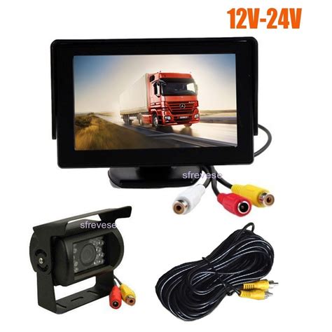 Камера заднего вида Podofo с монитором для грузовика купить по выгодной ...