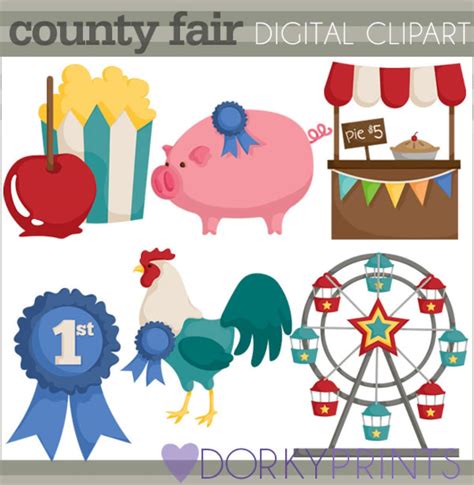 County Fair Clipart Personal And Limited Commercial Use Blue Ribbon