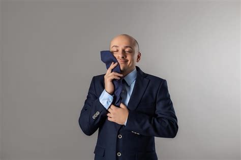 Premium Photo Office Man Hug His Tie