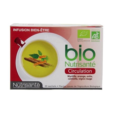 Nutrisante Infusion Bio Circulation Sachets Sbihi Pharma