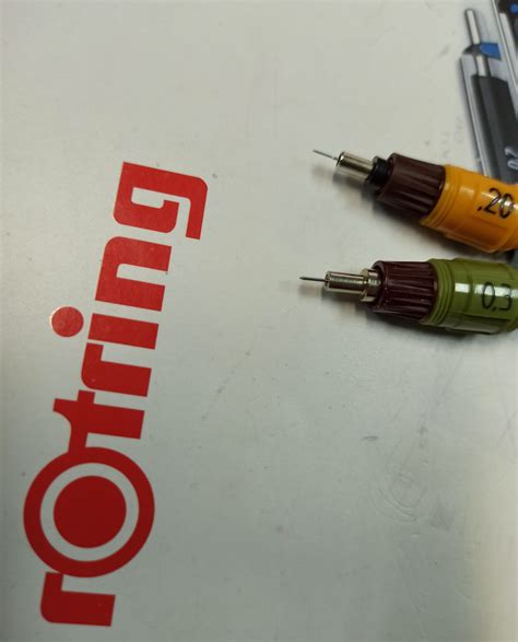 Комплект рапидографи Rotring 2000 Isograph, 4бр. - b-arch