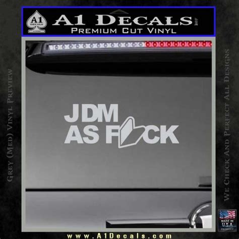 JDM As Fuck Decal Sticker A Decals