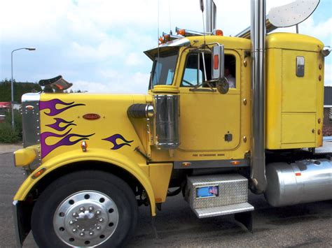 Semi Truck Tribal Flame Decals 12 Piece Set