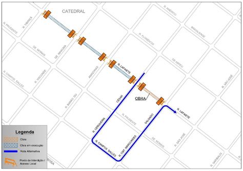 Rua Lafaiete terá mais um trecho interdição nesta quarta feira 1º