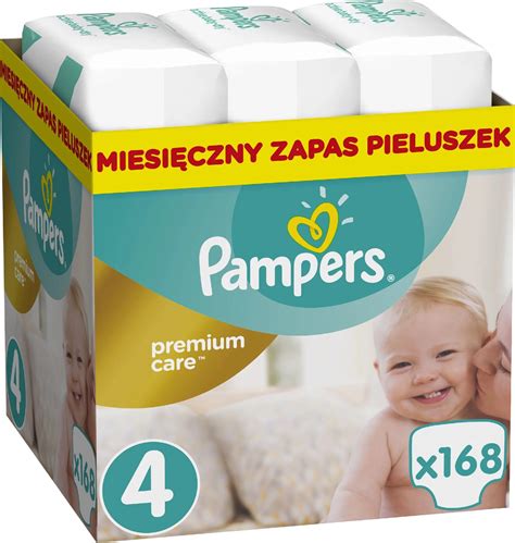 Pampers Premium Care 4 Maxi 168 Szt 8 14 Kg Zapas Na MiesiĄc Pieluchy