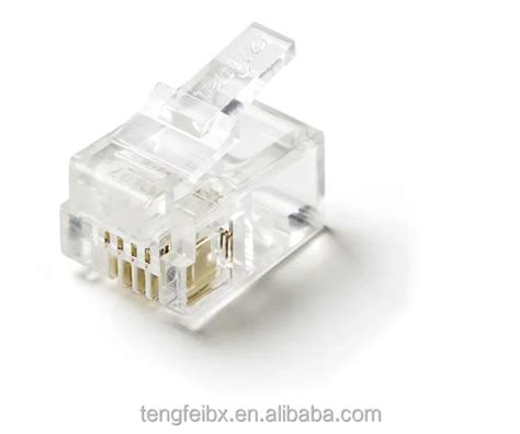Oem Welcomed Rj11 4p4c Modular Connector For Telephone Line - Buy ...