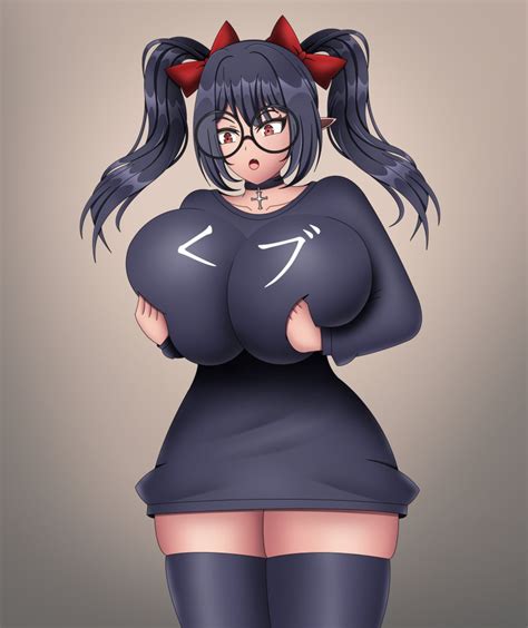 Rule Girls Big Breasts Black Hair Breasts Clothed Female Glasses