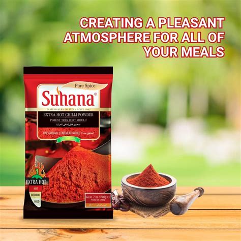 Suhana Extra Hot Chilli Powder Curry Favour